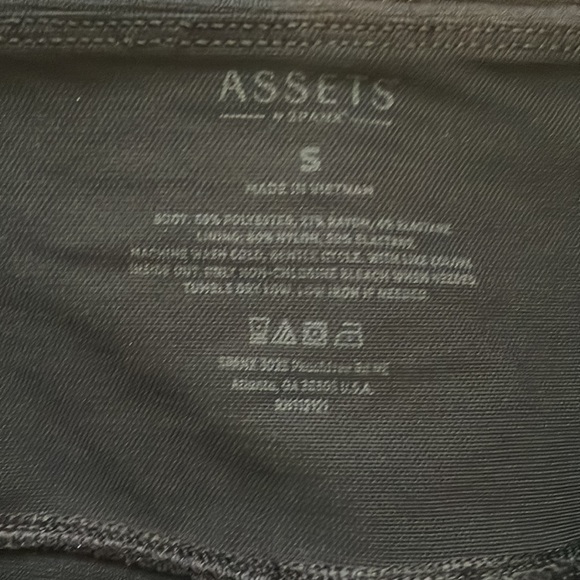 Spanx Assets Black Pointe Leggings Size Small EUC - Picture 4 of 4
